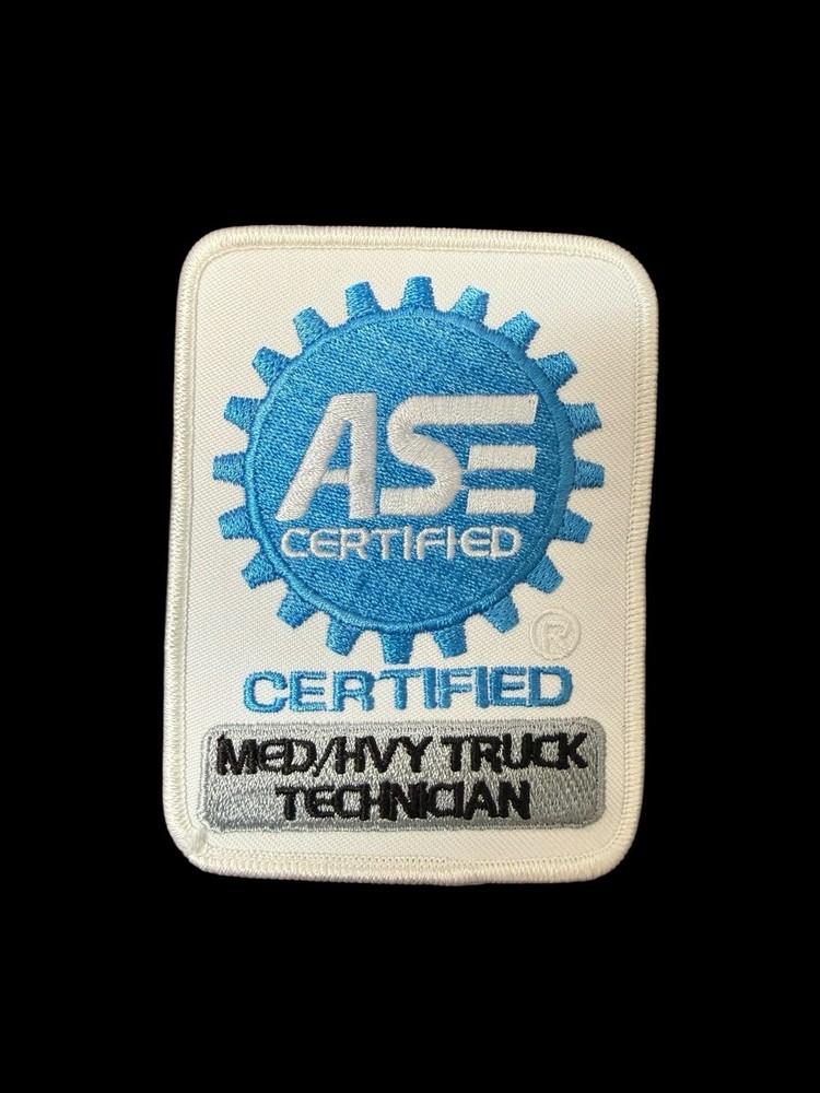 ASE Certified Medium Heavy Truck  Technician Patch 4" x 3"