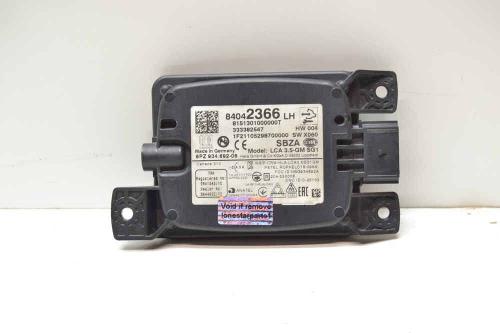 2018-2024 GM OEM DRIVER SIDE OBSTACLE DETECTION CONTROL MODULE 84042366