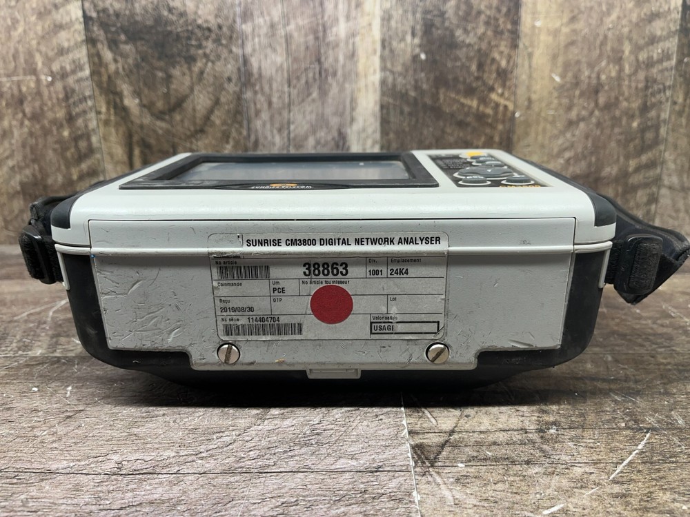 Sunrise Telecom CM3800 DOCSIS 3.0 Cable Modem Analyzer *READ*