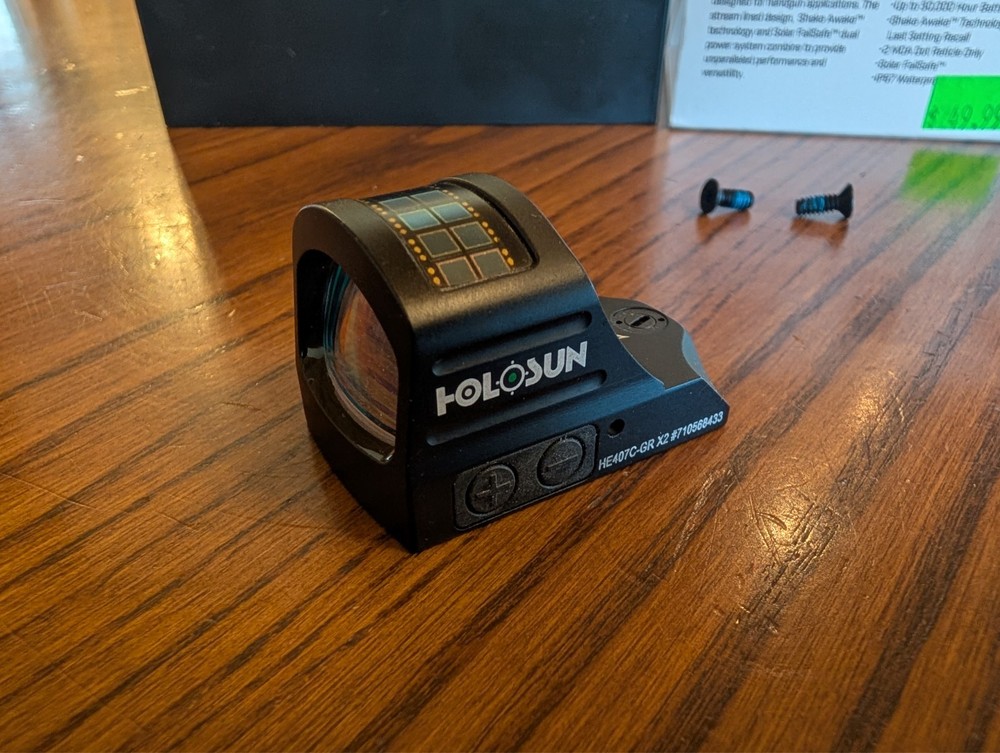Holosun HE407C GR X2 Dot Sight - Green