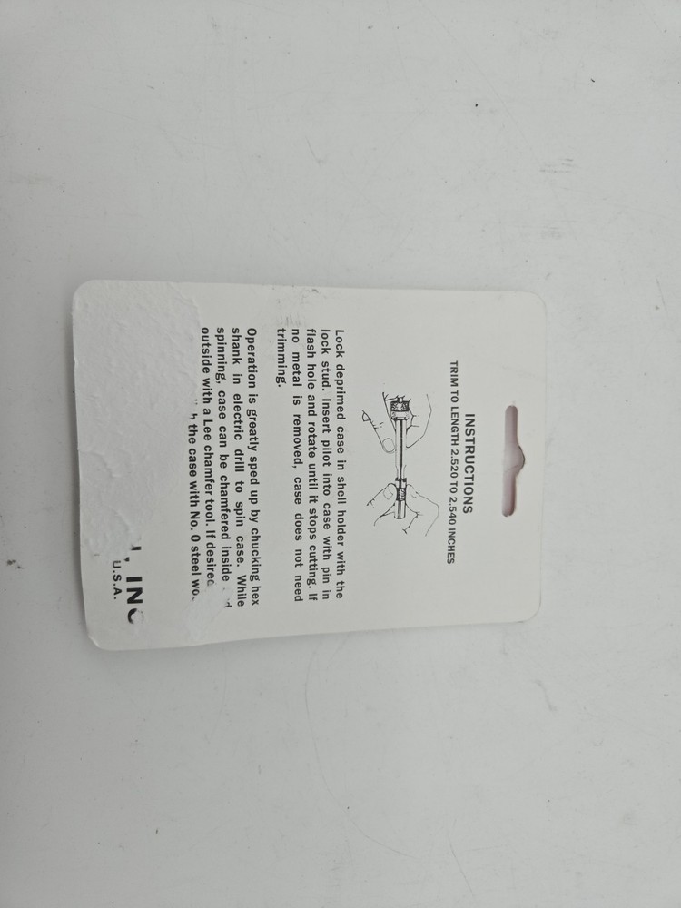 Lee 90221 Case Length Gauge & Shell Holder 270 WIN