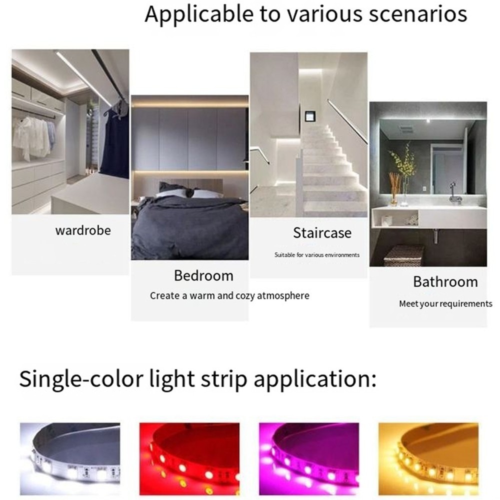 Motion Sensor Light 5V 12V DC Movement Detector Timer Automatic on OFF1432