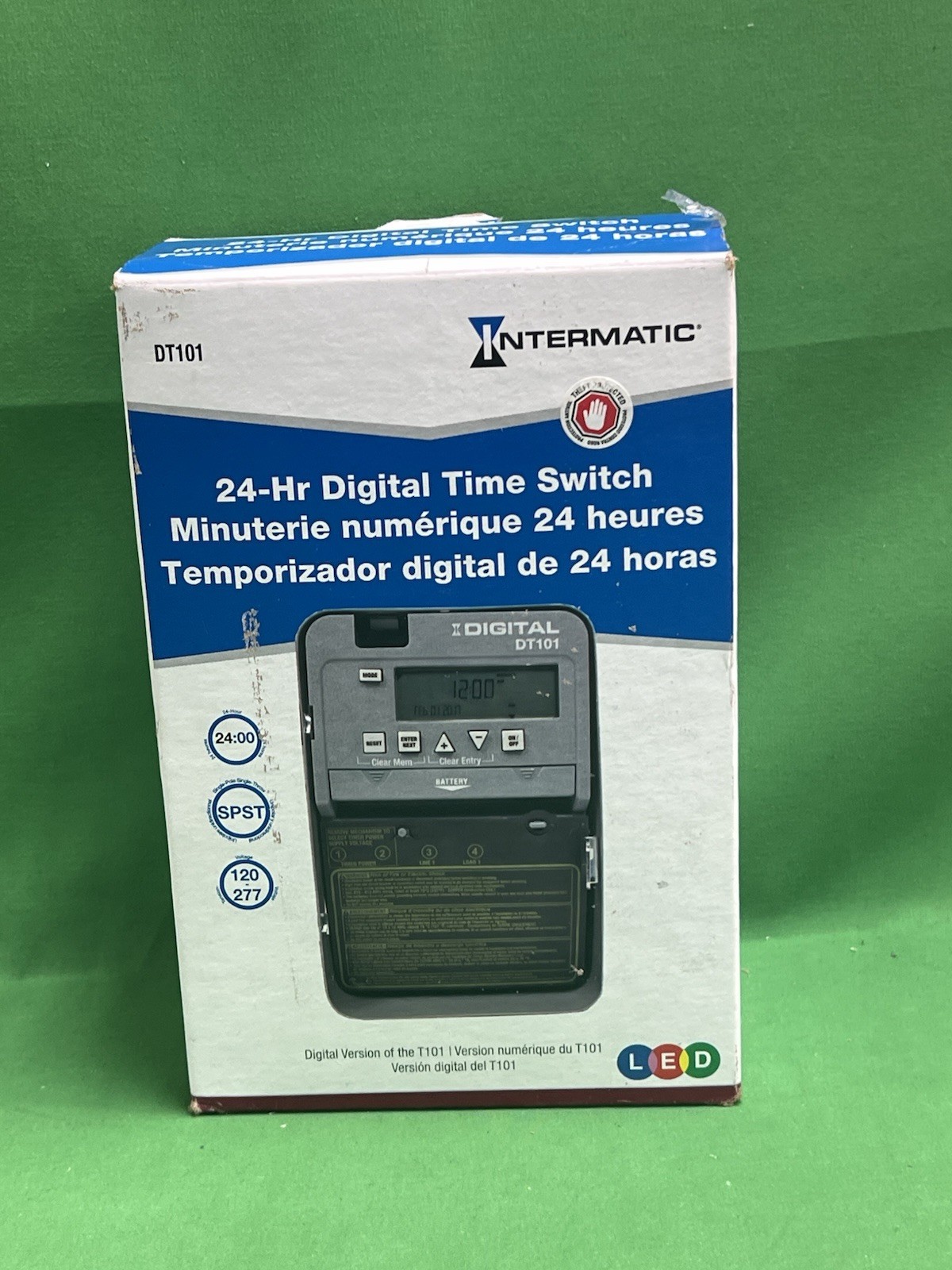 Intermatic DT101 24 Hour Dial Digital Electronic Controls New (E5)
