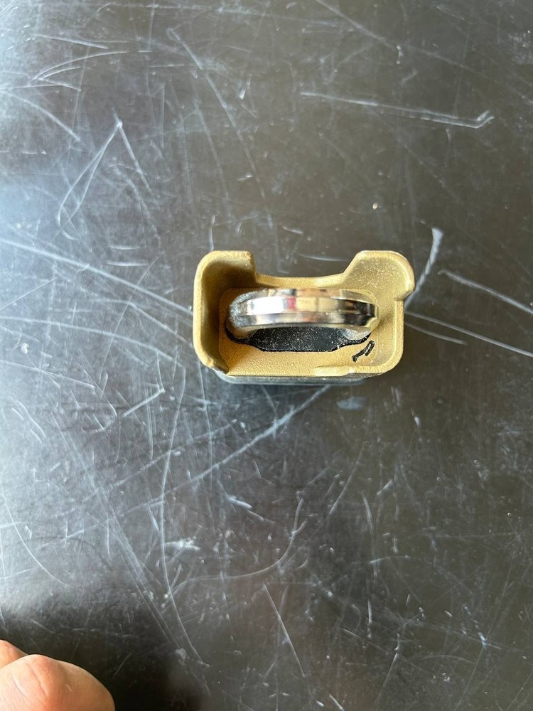 Master Lock 1177 Combination Padlock, Bottom, Brass