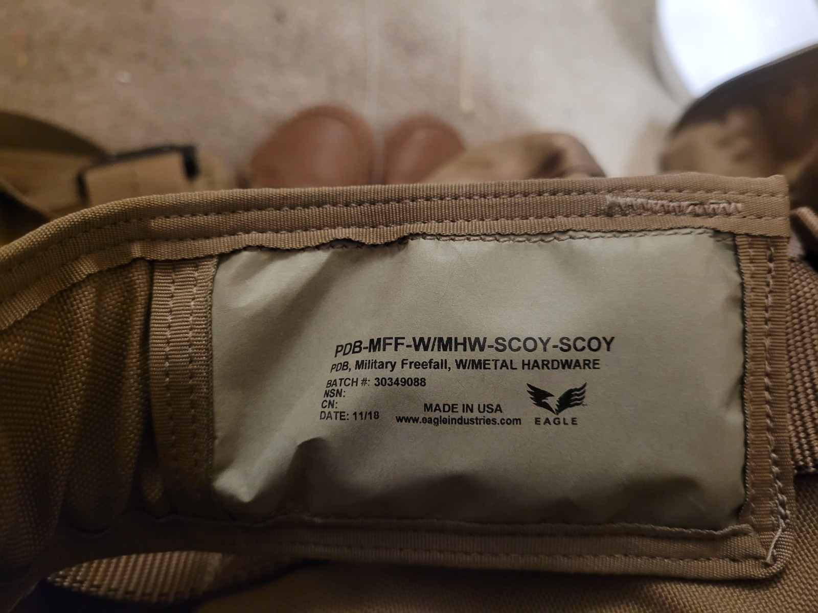 Eagle Industries Parachute Drop Bag "PDB" Very Tough VGC