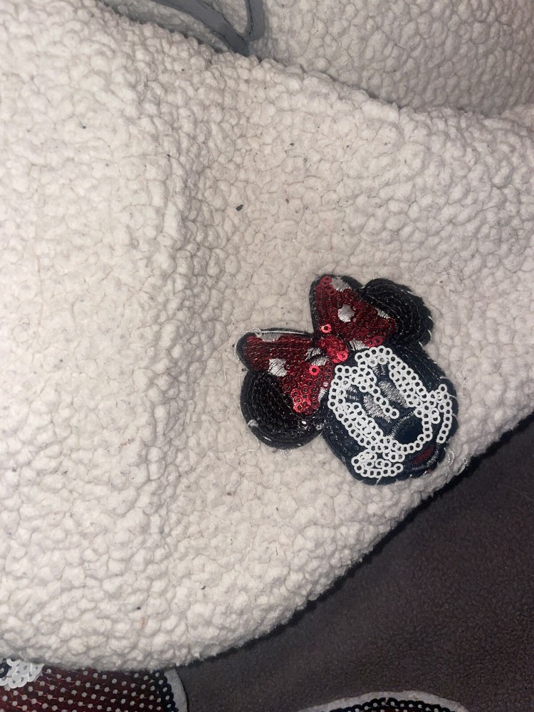 JJ Cole Bundleme - GrayOriginal Toddler Minnie Mouse:daisyCustom Patch Sequins !