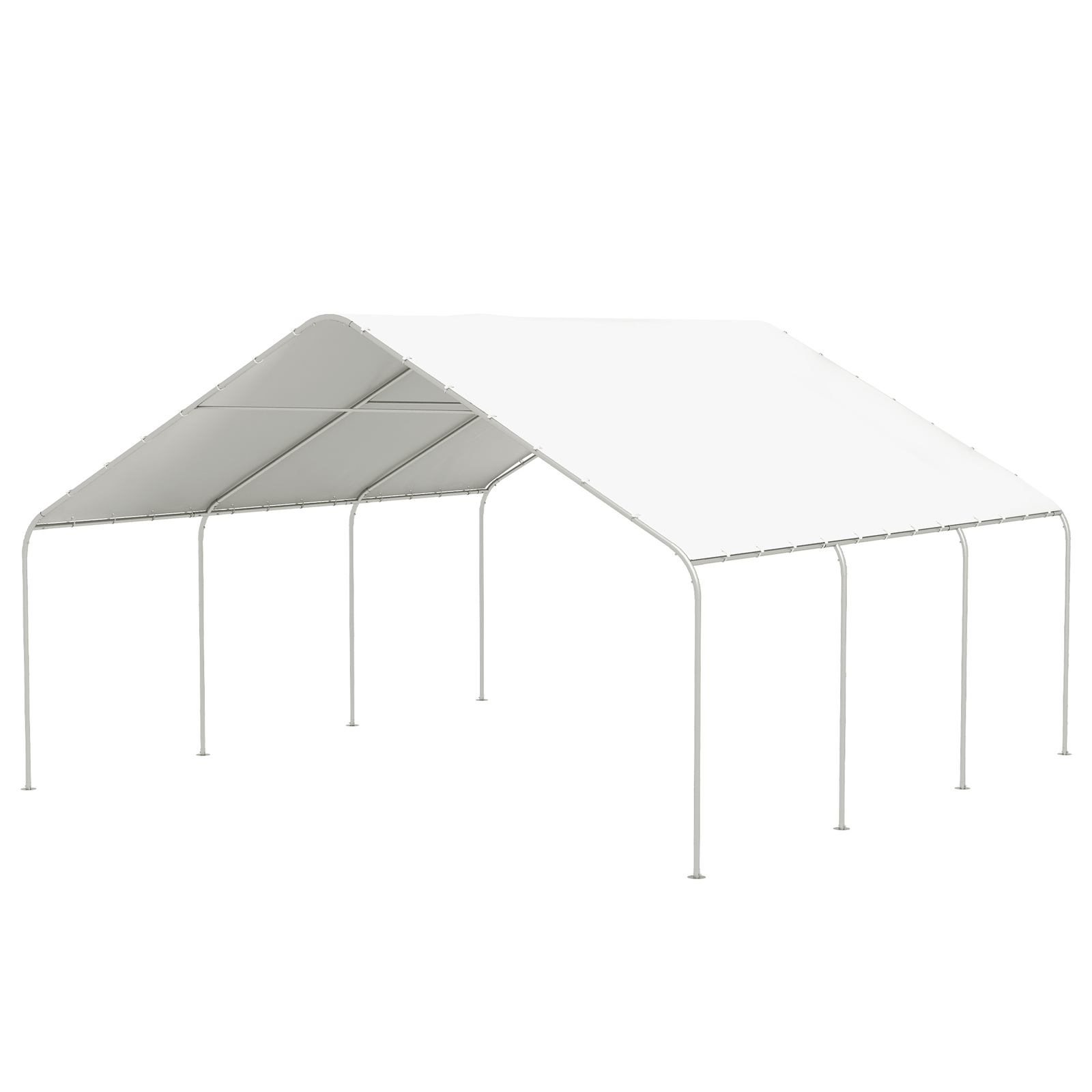 Outsunny 19' x 19.5' Heavy Duty Carport Portable Garage and Party Tent