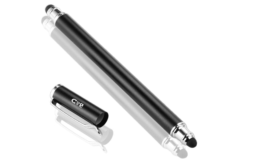 Touch Screen Pen 2 in 1 Stylus Tablet Smartphone Rubber Tip 20 Replacement Tips