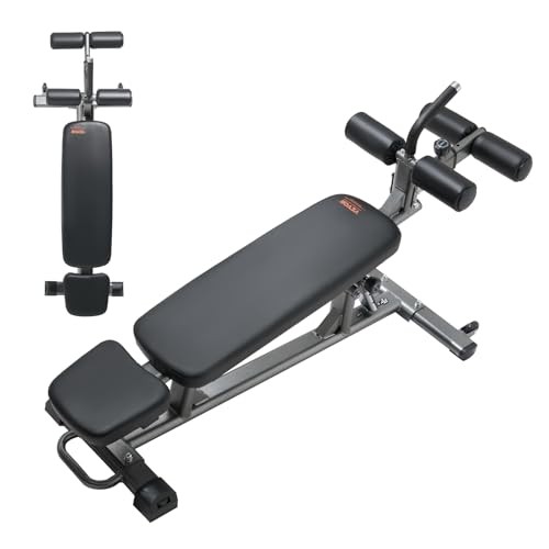 Sit Up Bench, Decline Ab Bench with Reverse Crunch Handle, Ab Bench/1000lbs