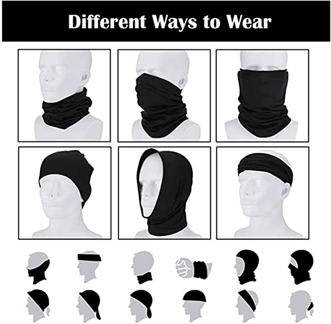 Face Mask Balaclava Scarf Neck Fishing Shield Sun Gaiter UV Headwear 100 Styles