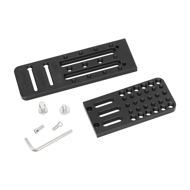 L-Shaped Bracket Cheese Mounting Plate DSLR Camera Board w/ 1/4" & 3/8" Threads