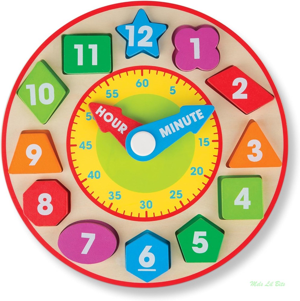Melissa & Doug Shape Sorting Clock