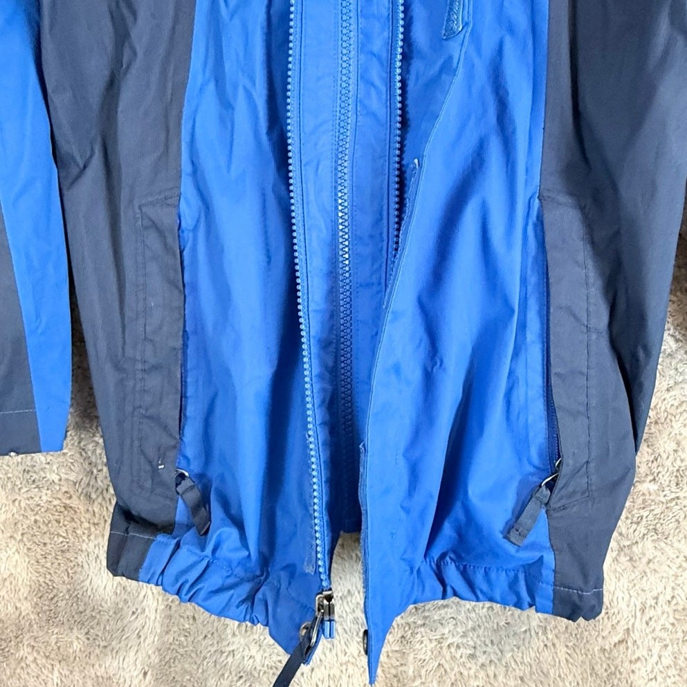 North Face Blue Parka Shell Jacket Boys M Medium 10 12 Nimbo