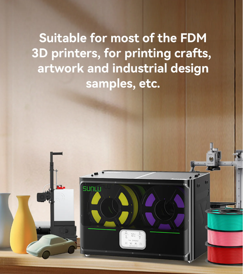 5x1KG 5x10KG 20x1KG Sunlu 1.75MM PLA Filament For 3D Printer 1KG Spool