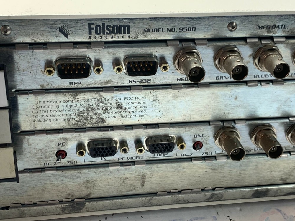 FOLSOM RESEARCH 9500SR AUTOSYNC SCAN CONVERTER