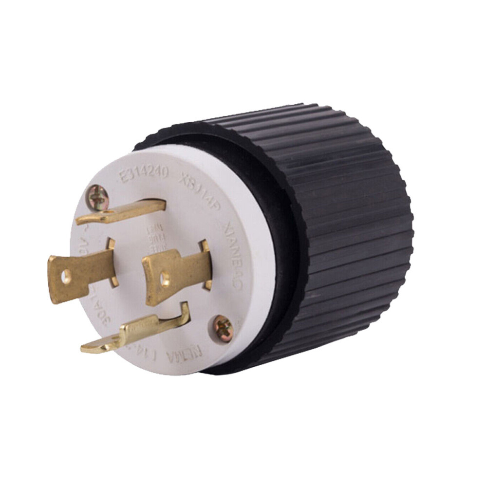 2 Pairs 30Amp 125/250V Male Female Twist Lock 4 Wire Plug Nema L14-30 Receptacle