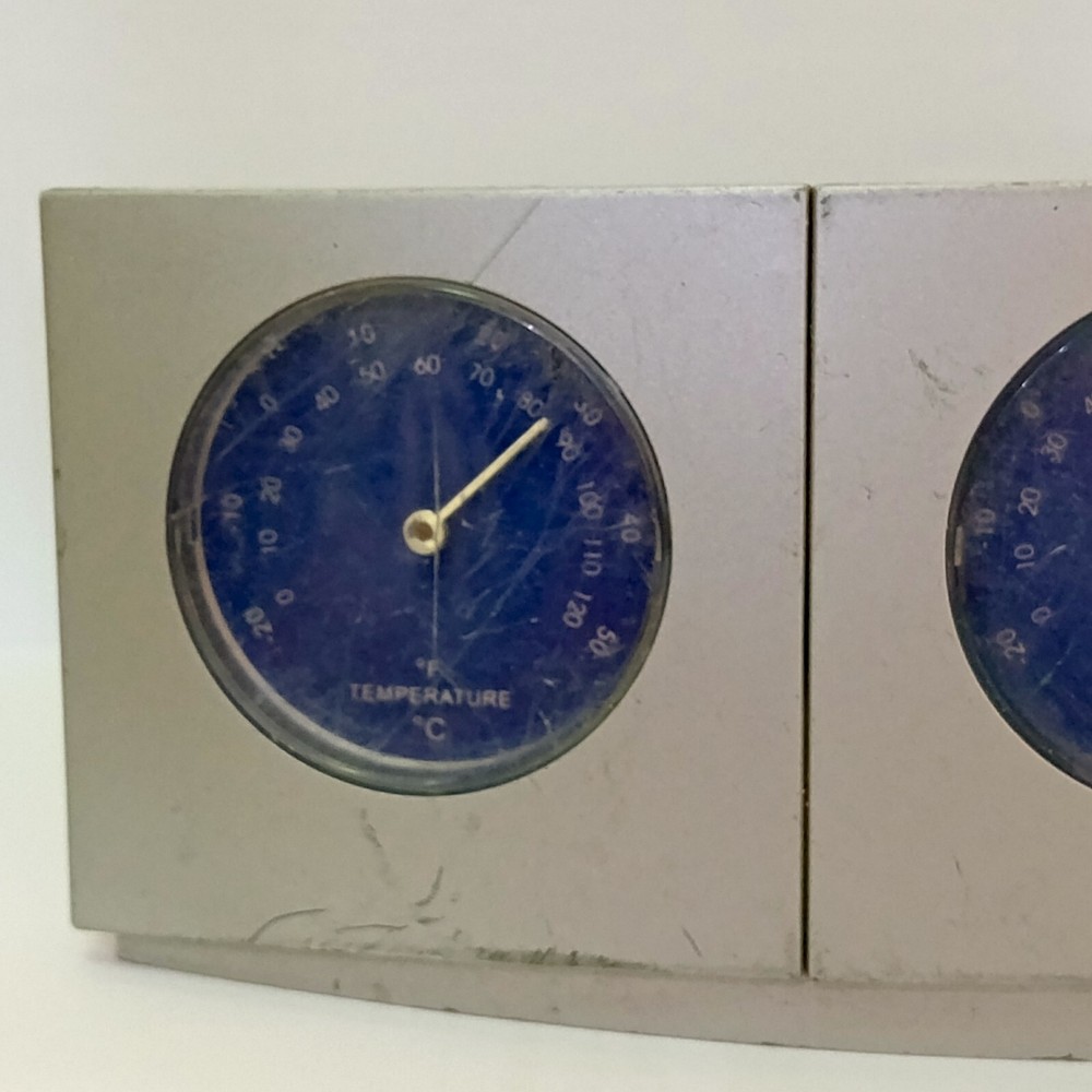 Vintage Function Accurate Triple Gauge Temperature Humidity Weather Thermometer