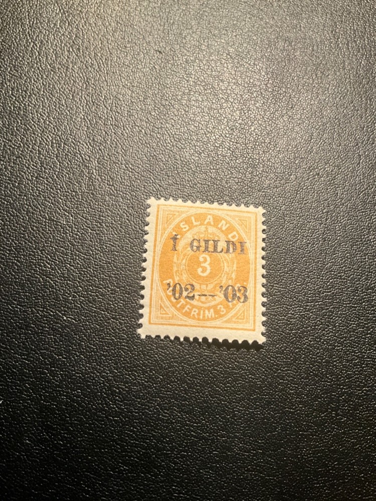 Iceland Scott #020 never hinged