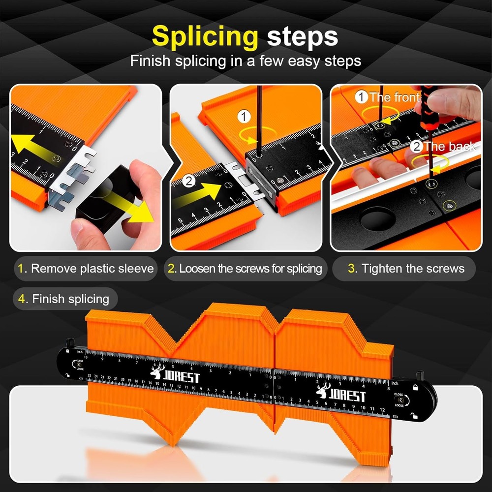 Connectable Contour Gauge Shape Duplicator Tool