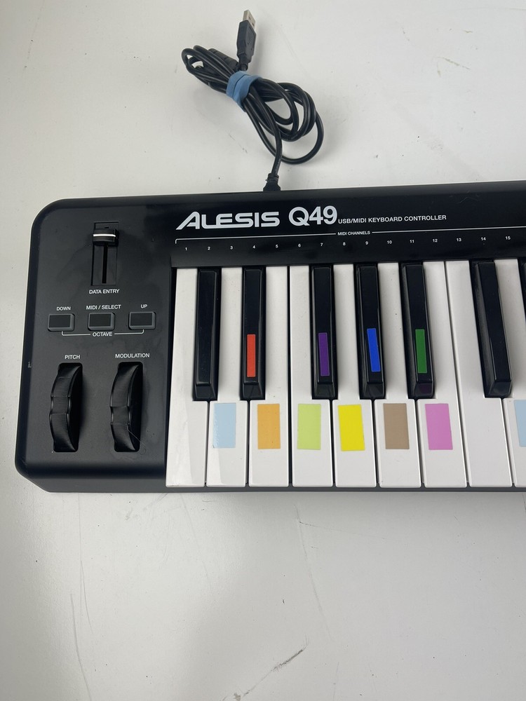 ALesis Q49 Keyboard with plug only 515a
