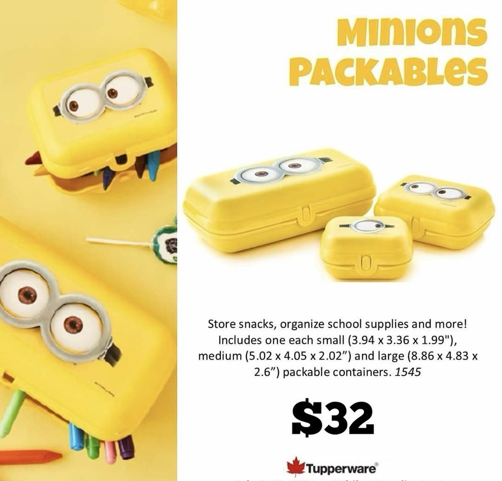 Minions Tupperware
