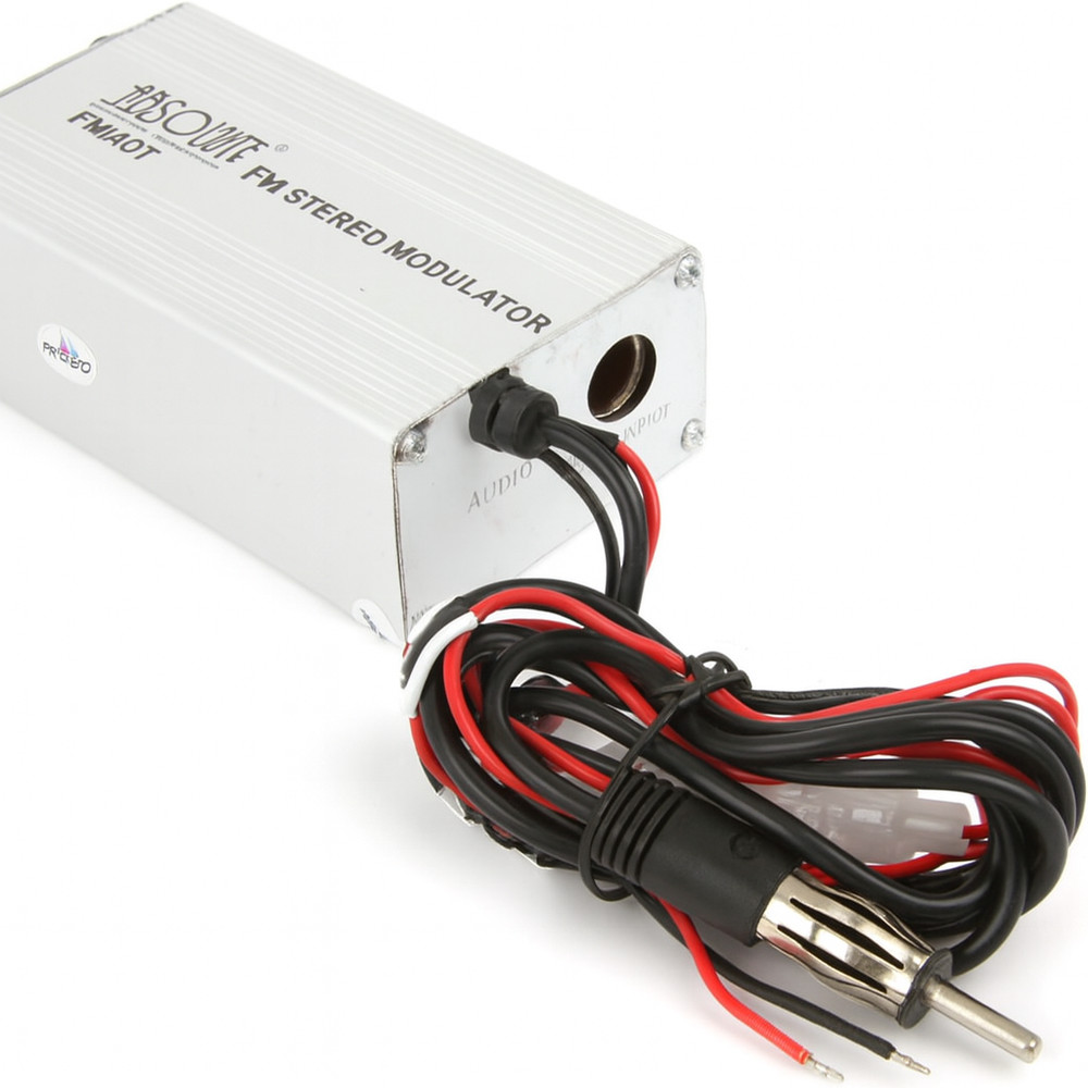 Absolute FM407 Wireless FM Stereo Modulator with 8 Frequency Setting