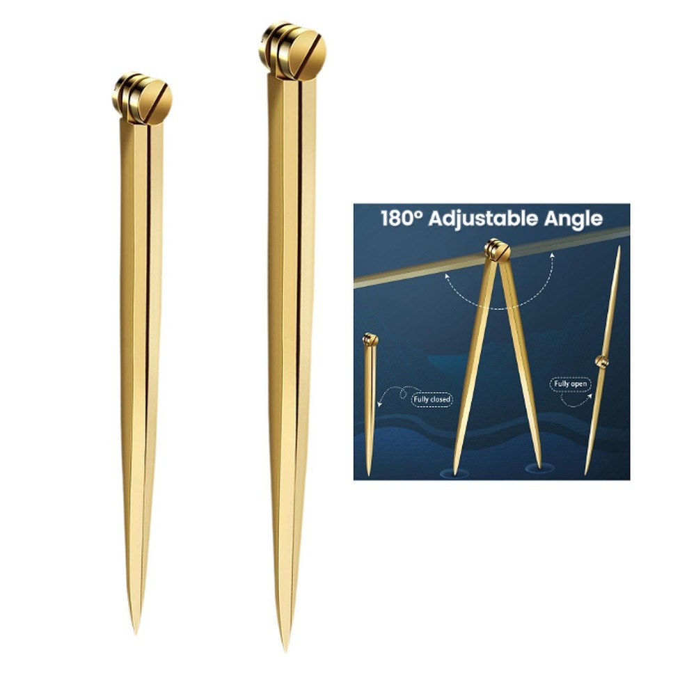 Nautical Navigation Divider Brass Portable for Architecture or Engineering