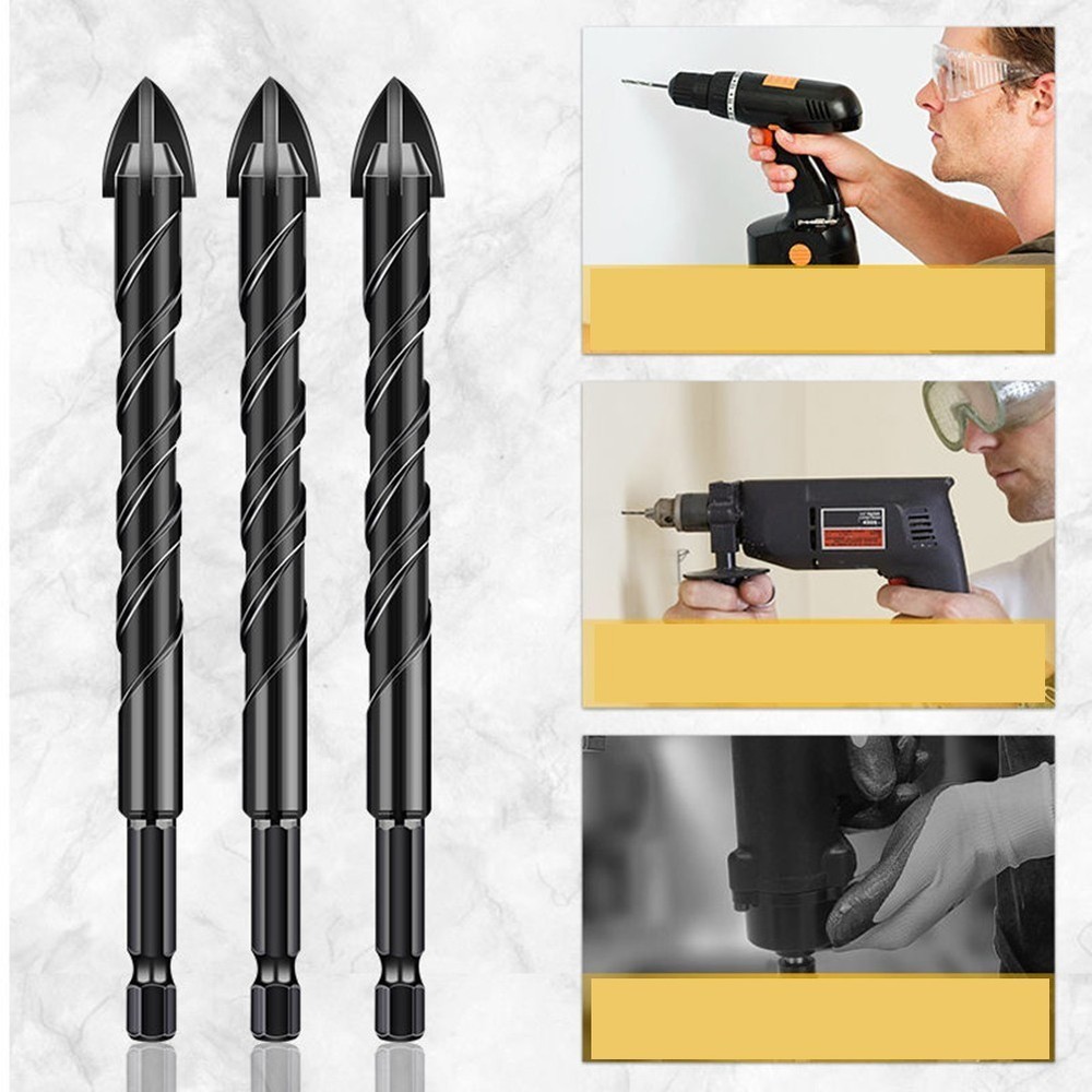 Tile Drill Bit 6mm Sharpened For Tile Brick Glass Kit Marble Mirrors Set Tools