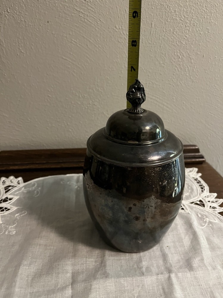 Sheridan SilverPlate Lidded Jar