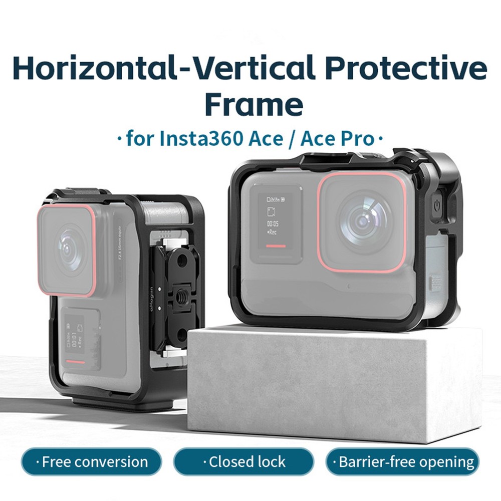 New ABS Plastic Housing Frame Case Protector For Insta360 Ace/Ace Pro Camera