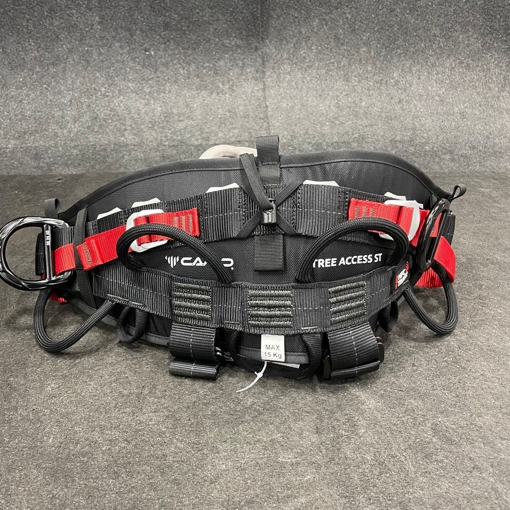 CAMP Tree Access ST Sit Harness Adjustable Size S - L, Black/Red