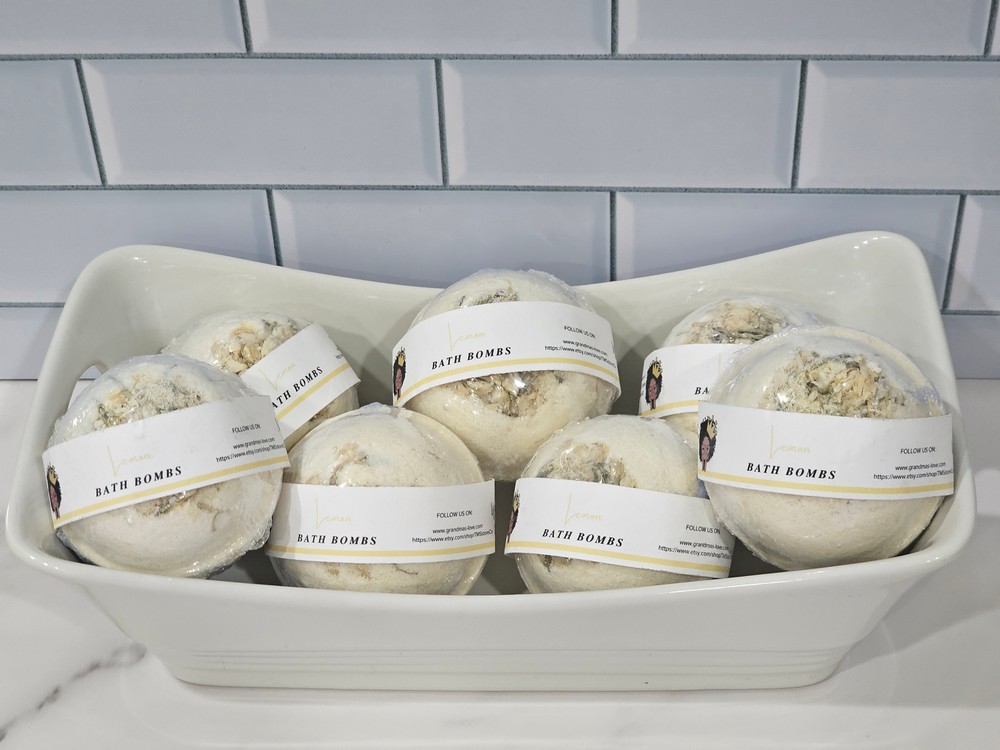 Lemon Bath Bombs