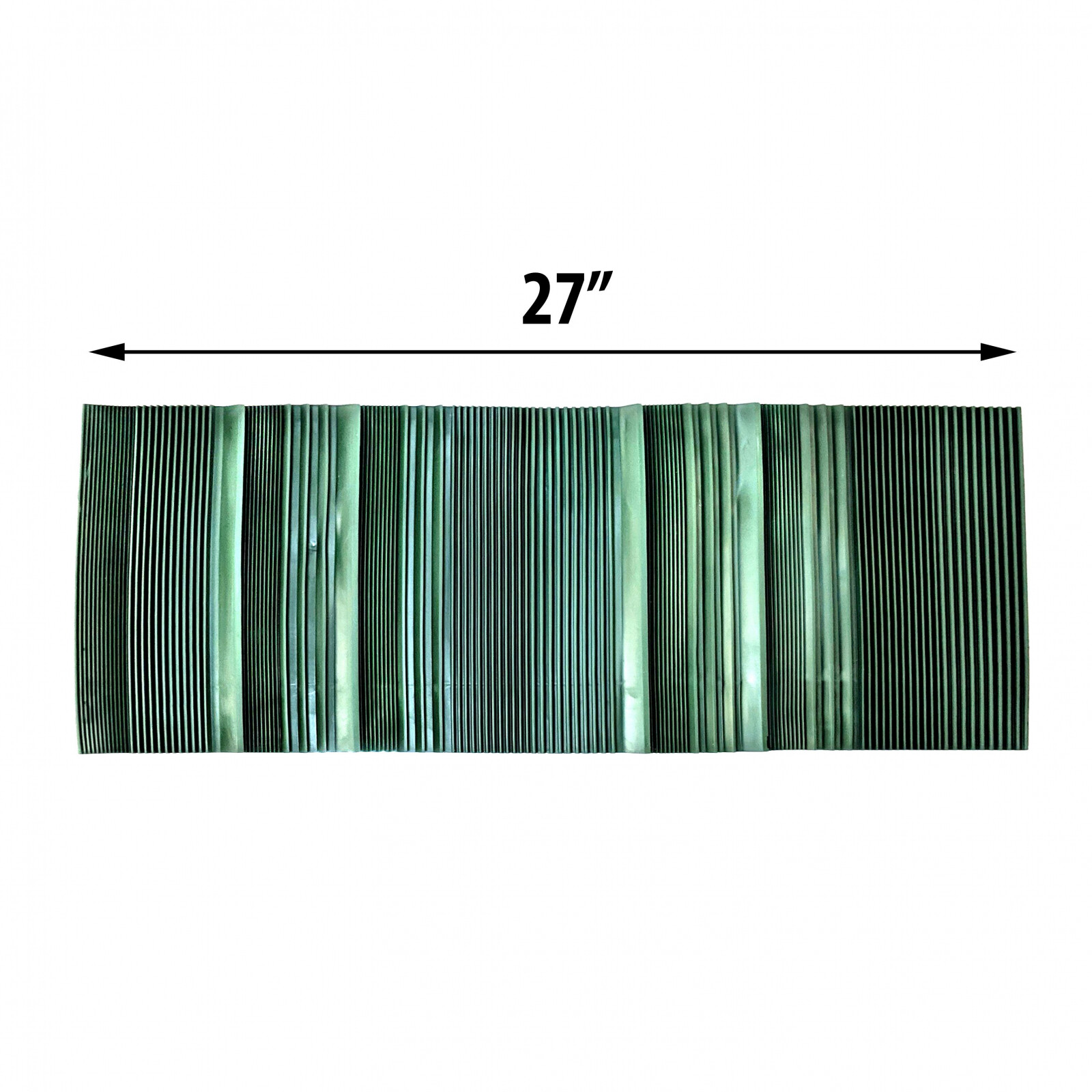 Sluice Box Rubber Mat Riffled Matting for Gold Recovery Mining 27x10 inch