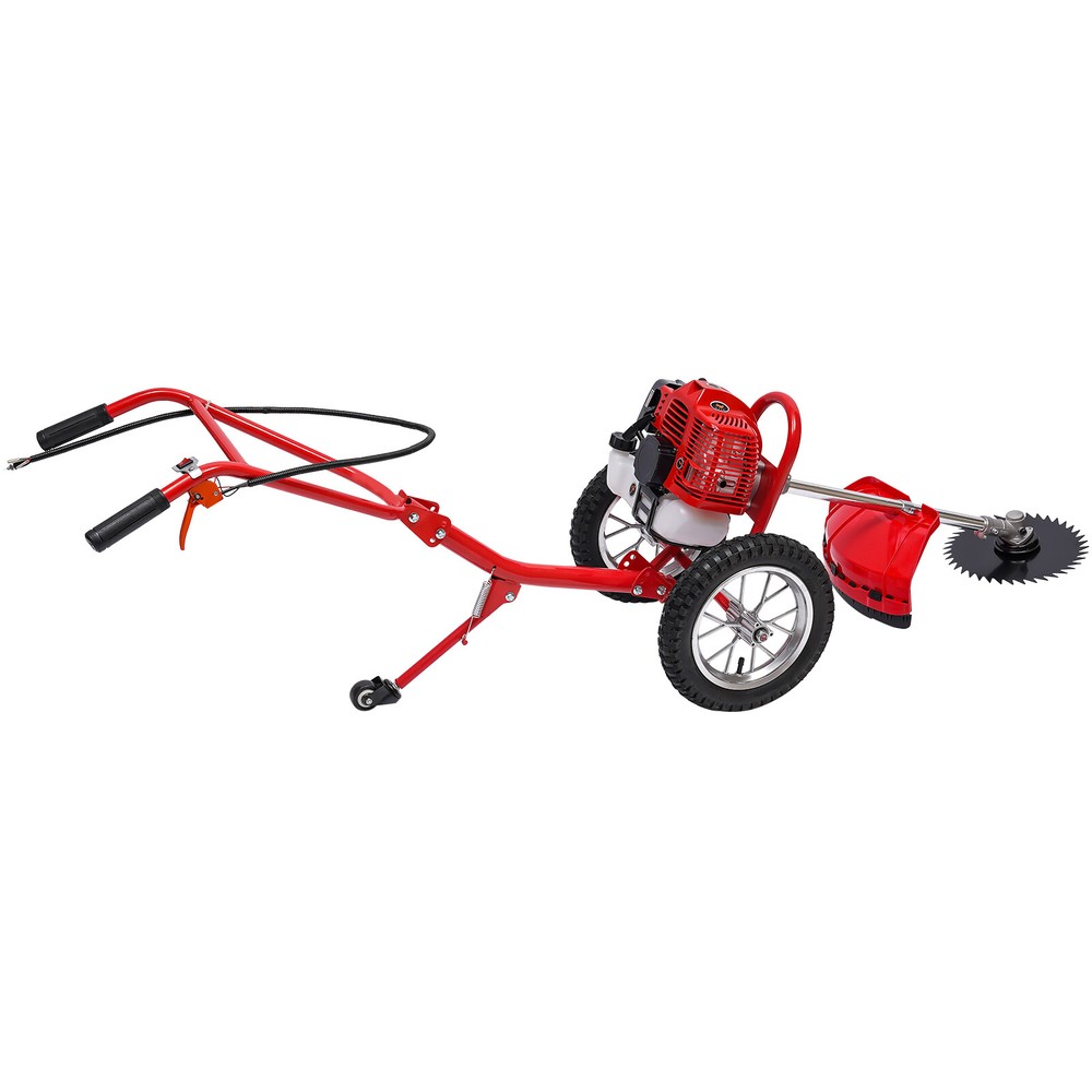 Hand-Push Gasoline Lawn Mower Two-Stroke Multi-Function Small Weeding Machine