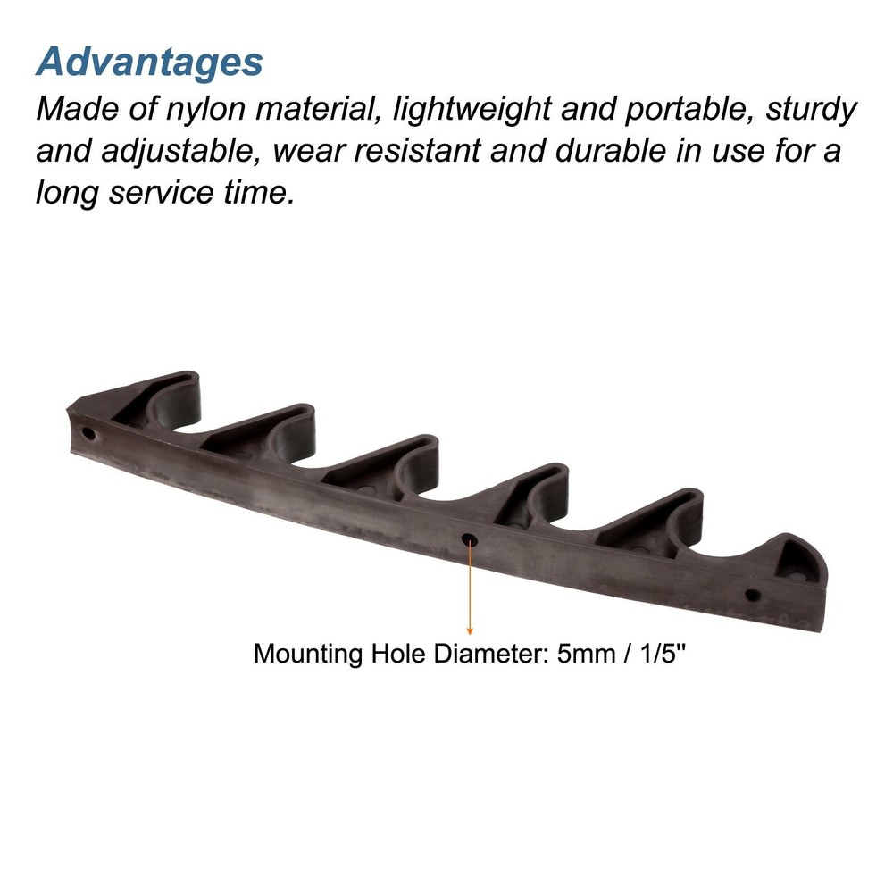 2pcs Chaise Adjustment Bracket, 5 Position Back Support Adjuster, Brown