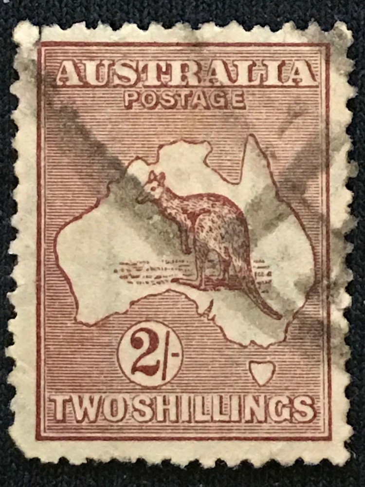 Australia SC #53 Used Pulled Corner Perf 1924