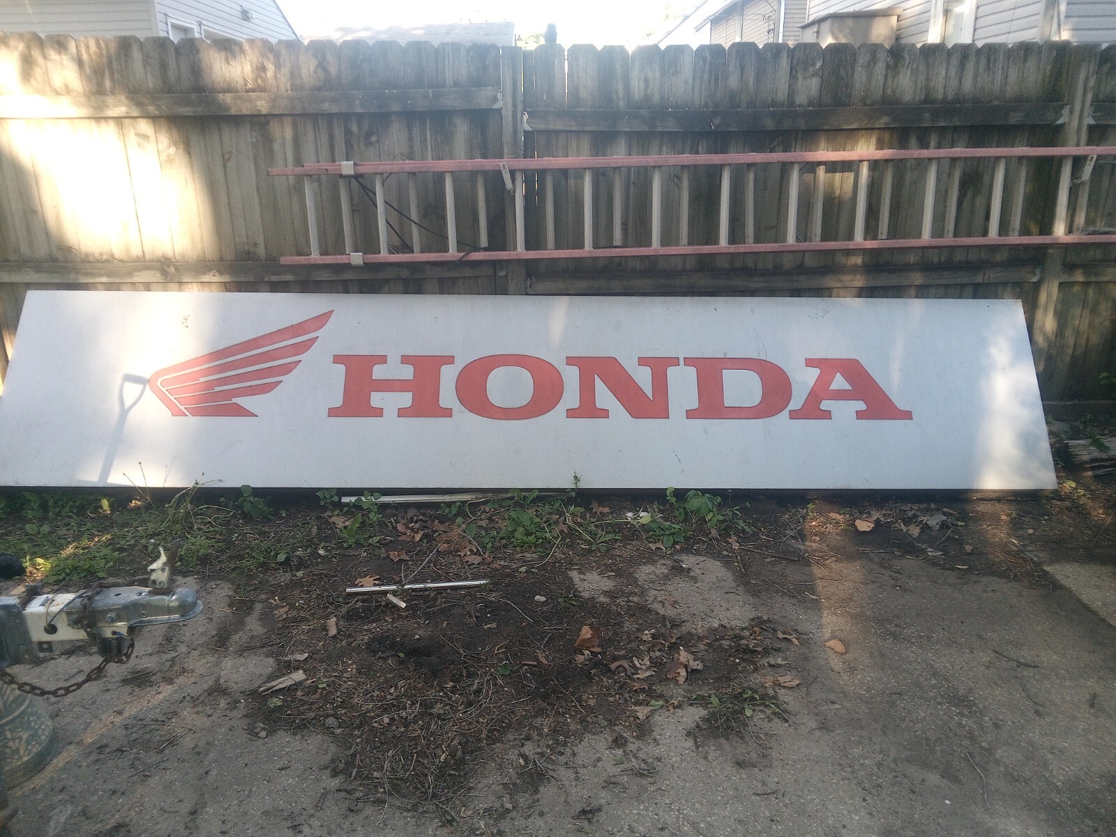 HONDA DEALER SIGN MOTORCYCLE 15'X3'