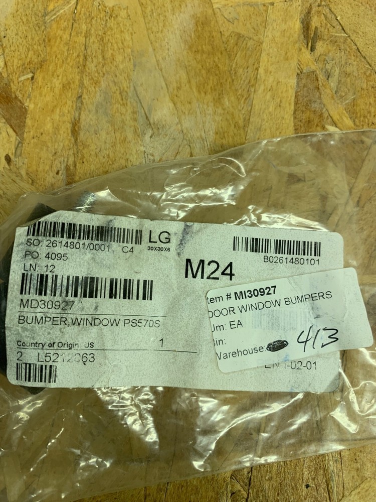 Middleby 30927 Window Bumper