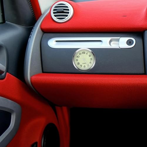 Mini Quartz Clock for Car Dashboard Analog Decorative Clock Easy Installation