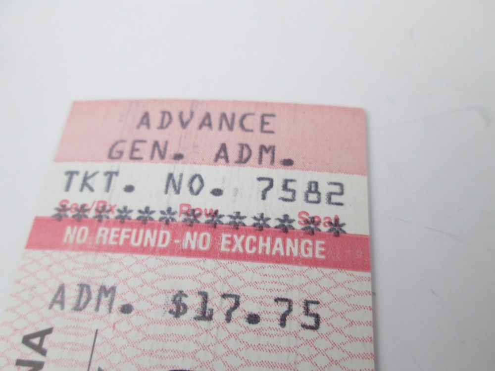 KISS Unused Concert Ticket Omaha NE 5/10/1990 Civic Auditorium Hard Rock