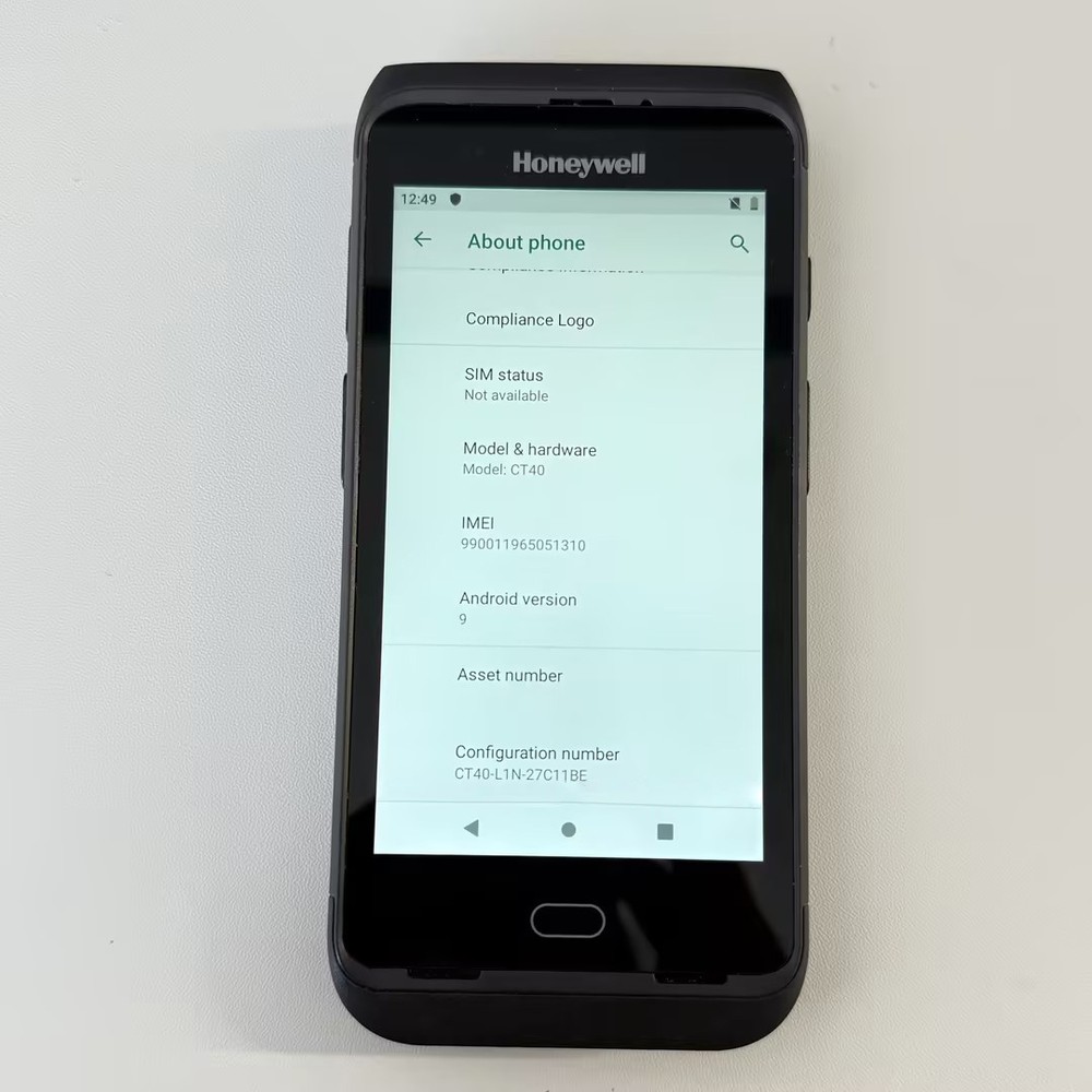 Honeywell Mobile Computer CT40-L0N-27C11AF Barcode Scanner CT40 Android GMS