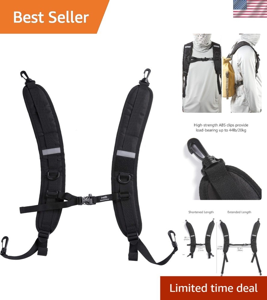 Ergonomic Adjustable Backpack Straps with Sternum Support for Ultimate Comfort