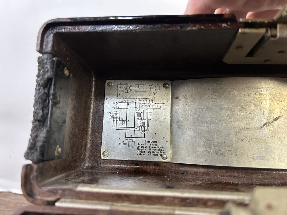 German Field Phone Marked 1937