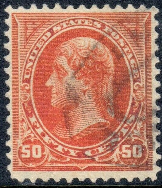 US Scott 260 Used Unwatermarked Perf. 12 1894 Light Cancel