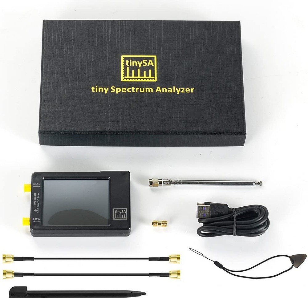 2.8" Handheld Frequency Analyzer with Dual Input & USB PC Control Compatibility