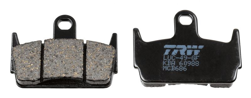 Brake Pad Set, disc brake TRW MCB686