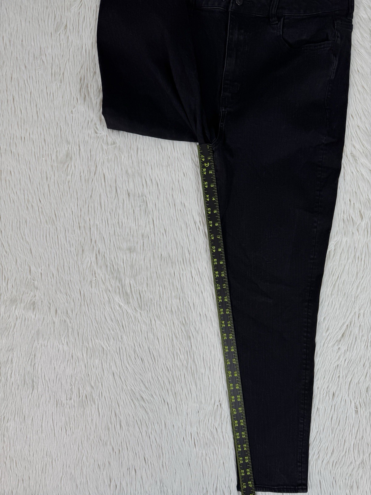 American Eagle Black Super High-Rise Jegging Denim Jeans Women's Size 14R