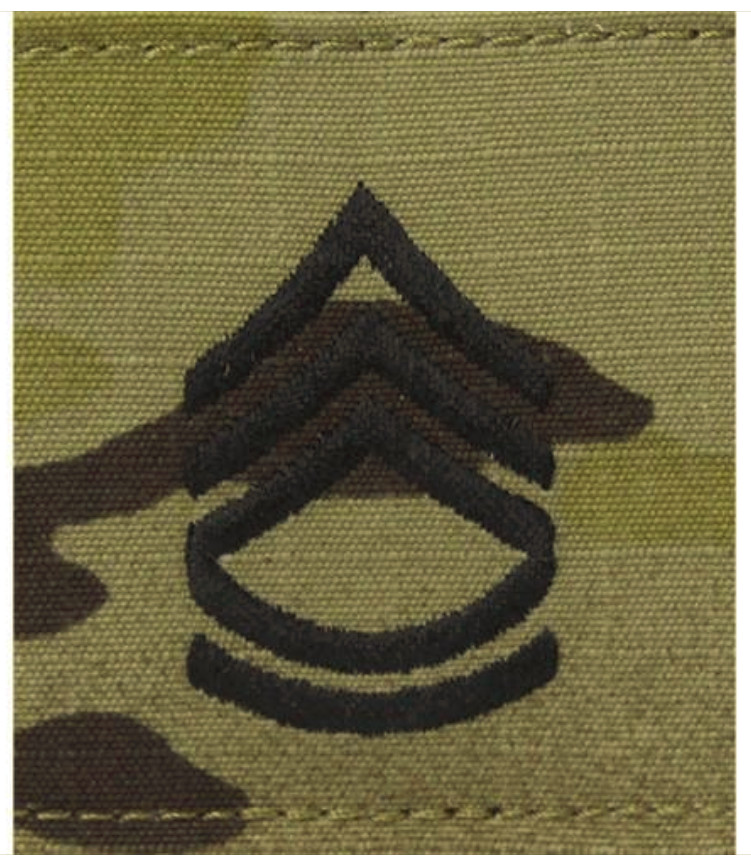 Vanguard ARMY GORTEX RANK: SERGEANT FIRST CLASS - OCP JACKET TAB