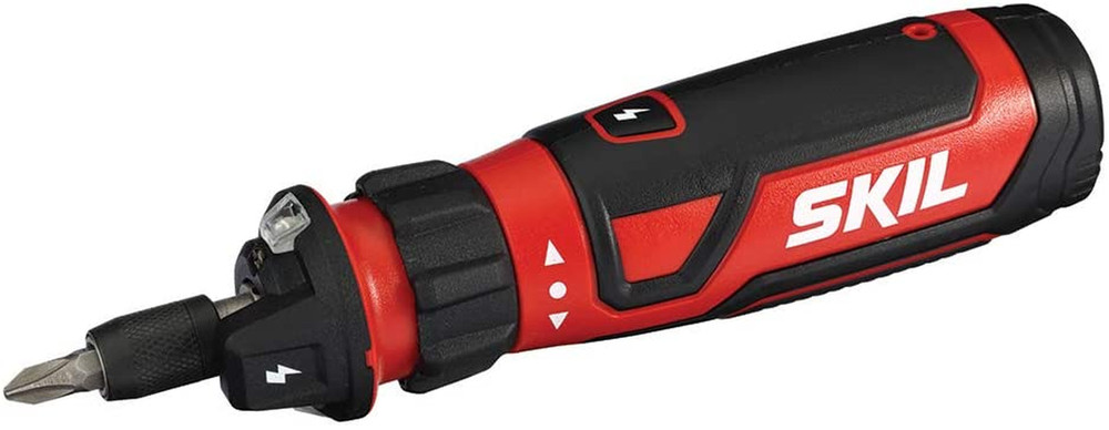 Rechargeable 4V Cordless Screwdriver with Circuit Sensor Technology Includes 45P