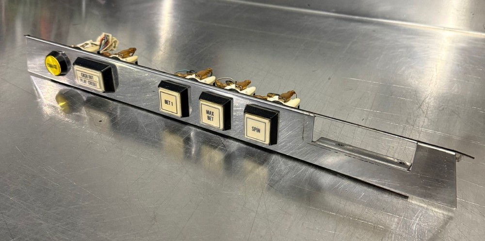 CDS Universal Button Panel – Slot Machine Control Assembly (Untested)